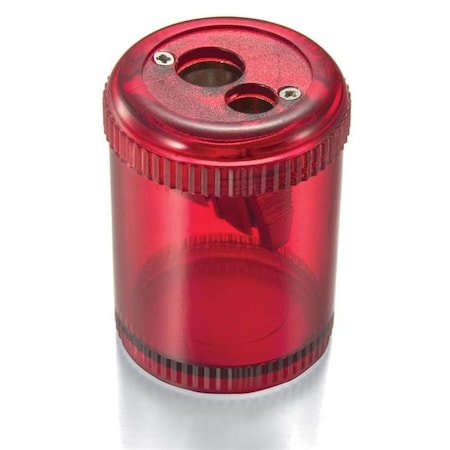 Officemate International Corporation Officemate International 30240PK Pencil Or Crayon Sharpener; Twin - Red 30240PK
